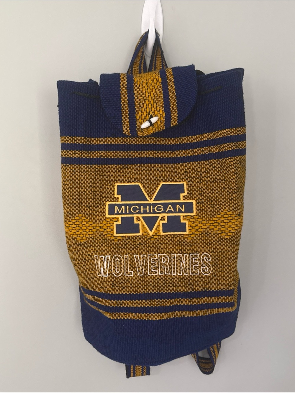 University Of Michigan Wolverines Aztec Woven Backpac/Sack